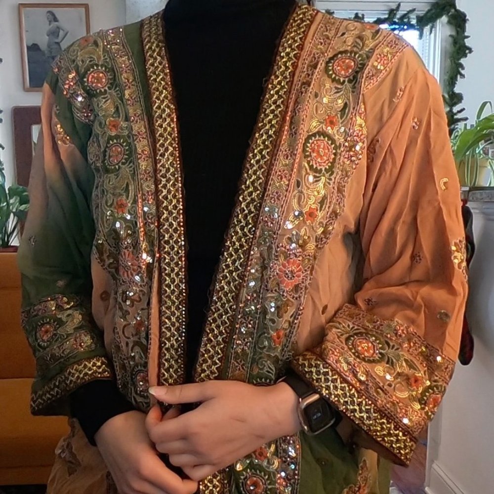 Vintage Sequin Kimono